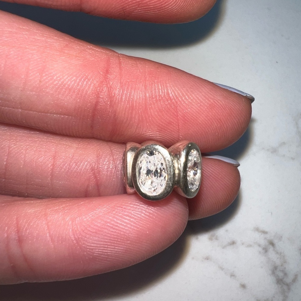 Pandora Clear Oval Lights Cubic Zarconia Charm (790266CZ)
